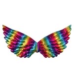 Ailes d'ange pour enfants, accessoires de costume de fte cosplay, ailes de fe de princesse pour filles, ...
