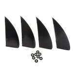 Ailerons de planche de surf, new - 4pcs pices / ensemble, pour kitesurf, cerf - volant, accessoires