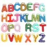 Aimants de réfrigérateur en bois, 26 lettres de l'alphabet a - z, jouets educatifs pour bébés et enfants, ... Aimants de réfrigérateur en bois, 26 lettres de l'alphabet a - z, jouets educatifs pour bébés et enfants, ...