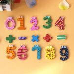 Aimants de réfrigérateur en bois pour enfants, lettres de dessin animé colorées, aimant de réfrigérateur, ... Aimants de réfrigérateur en bois pour enfants, lettres de dessin animé colorées, aimant de réfrigérateur, ...
