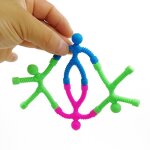 Aimant de r�frig�rateur pour hommes et enfants, 8 pi�ces / lot, jouet amusant, figurine d'action magn�tique, ...
