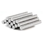 Aimant surpuissant rond en nodyme a base de terres rares, lot de 50 pices de 4x2mm
