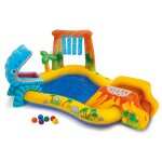 Aire de jeu gonflable dinosaures - intex - piscine pour enfants