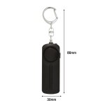 Alarme d'auto - dfense 130db, anti - loup, pour fille et femme, alerte de protection, porte - cls d'alarme ...