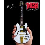 Alex lifeson - rush alex lifeson gibson es - 355 alpine white mini guitar replica Alex lifeson - rush alex lifeson gibson es - 355 alpine white mini guitar replica