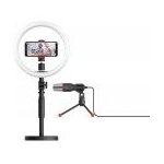 Alfoto af - 99 - kit vid�o led + micro universel pour smartphone, reflex, mirrorless, . . . . 12 accessoires ...