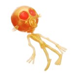 Alien et squelette squishy squeeze boule d'eau en caoutchouc anti - stress decompresser jouet cadeau, ...