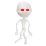 Alien et squelette squishy squeeze caoutchouc boule d'eau anti - stress decompresser jouet cadeau, blanc ...