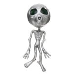 Alien et squelette squishy squeeze caoutchouc boule d'eau anti - stress decompresser jouet cadeau, gris ...