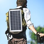 Alimentation d'nergie portative extrieure de silicium monocristallin de chargeur de panneau solaire ...