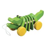Alligator, jeu a tirer en bois d'hévéa Alligator, jeu a tirer en bois d'hévéa