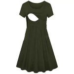 Altercare - robes rayes pour femmes enceintes, pyjamas multifonctions, robe d'allaitement pour mre, ...