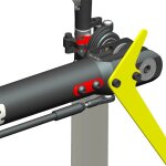 Alzrc devil r42 420mm fbl h�licopt�re rc partie rc bo�te de vitesses de queue joint