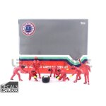 American diorama 1 / 43 38388 figurines f1 pit crew figures set 3 team red diecast modelcar - american ...