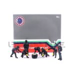American diorama 1 / 43 38389 figurines f1 pit crew figures set 3 team silver diecast modelcar - american ...