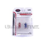 American diorama 1 / 43 76450 figurines racing legends 1980 set of 2 figures diecast modelcar - american ...