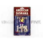 American diorama - voiture miniature de collection 76303 yellow purple