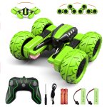Amicool rc voiture telecommand tout terrain 4wd 360 rotation stunt car offroad rc vhicule avec led ...
