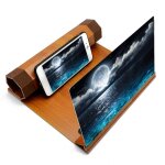 Amplificateur d'�cran de t�l�phone en bois, 12 pouces, haute d�finition, l�ger, loupe de protection des ...