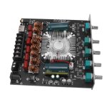 Amplificateur de puissance audio 2. 1 canaux, module de carte d'amplificateur bluetooth, carte d'ampli ...