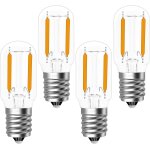 Ampoule led e14 pour rfrigrateur, 2w t22 250lm equivalent a 25w, ampoule frigo blanc chaud 2700k, 230v, ...