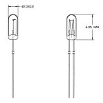 Ampoules t3 / 4 wt 16v / 30ma (5) - no name