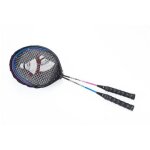 Angel sports 857030 raquette de badminton noir, bleu acier 2 pi�ce(s)