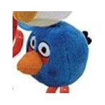 Angry birds - peluches clip 8 cm bleu