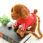 Animal en peluche electronique tr�s mignon, musique de marche, chien en peluche robot, jouet en corde ...