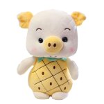 Animal en peluche fruits pour enfants, jouet en peluche, ananas, fraise, cochon, poup�e en peluche, pour ...