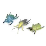Animaux r�alistes en plastique, 12 pi�ces, mod�le de coccinelle, jouet, faux oiseaux, accessoires de ...