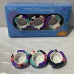 Anneaux de bracelet magnétique anti - stress, 3 pièces, accessoires de bague magique, décompression, ... Anneaux de bracelet magnétique anti - stress, 3 pièces, accessoires de bague magique, décompression, ...