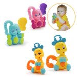 Anneau de dentition animal hochet, jouet de b�b� nouveau - n�, sonnette de dessin anim� girafe, jouet ...