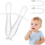 Anneau de dentition bébé, 2pcs dentition pour bébé réfrigéré jouet de dentition avec boîte de rangement ... Anneau de dentition bébé, 2pcs dentition pour bébé réfrigéré jouet de dentition avec boîte de rangement ...