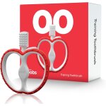 Anneau dentition bebe par , 4 + mois, sans bpa, tetine grignoteuse en silicone, brosse a dents en silicone, ...