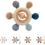 Anneau dentition bebe refrigerant avec attache tetine - jouet bebe 0 - 3 mois - produit bebe - accessoire ... Anneau dentition bebe refrigerant avec attache tetine - jouet bebe 0 - 3 mois - produit bebe - accessoire ...