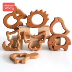 Anneau de dentition en bois pour b�b�, 1 pi�ce, koala, trempage, huile d'olive, racine, sucette, cha�ne, ...