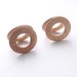 Anneau de dentition en bois sans bpa 50mm, 10 pices, anneau rond en htre, accessoires de soins pour ...