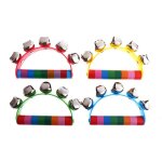 Anneau de dentition a la main pour b�b�, jouet, instrument musical, clochette, instrument educatif, rythme ...