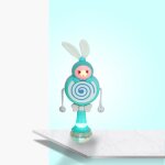 Anneau de dentition musical en forme de lapin pour b�b�, hochet, jouet pour enfant de 0 a 12 ans, education ...