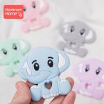 Anneau de dentition en silicone, 5 pièces, perle d'éléphant, pendentif de bébé, qualité alimentaire, ... Anneau de dentition en silicone, 5 pièces, perle d'éléphant, pendentif de bébé, qualité alimentaire, ...