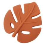 Anneau de dentition en silicone en forme de feuille, diy, sucette cha�ne accessoires collier b�b�, anneau ...