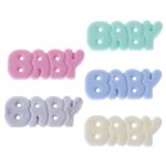 Anneau de dentition en silicone perles bb bijoux a bricoler, collier auto - mme pendentif, fournitures ...