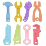 Anneau de dentition en silicone sans bpa, 4 pièces, perles d'animaux de dessin animé, petite tige de ... Anneau de dentition en silicone sans bpa, 4 pièces, perles d'animaux de dessin animé, petite tige de ...