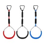 Anneaux de gymnastique d'oscillation colorés de 3 pièces anneau de gymnastique extérieur d'arrière - ... Anneaux de gymnastique d'oscillation colorés de 3 pièces anneau de gymnastique extérieur d'arrière - ...