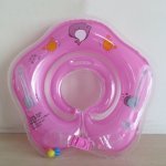 Anneau de natation gonflable pour bb, anneau de cou d't, scurit infantile, cercle flottant pour ...