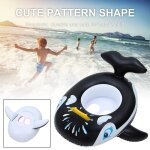 Anneau de natation gonflable en pvc pour enfants, jouet de piscine, baleine de dessin anim, mignon