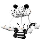 Anneau en peluche interactif pour si�ge de voiture, jouet de berceau, cadeau pour b�b�, hochet suspendu, ...