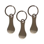 Anneau pour porte - clés en métal alliage d'aluminium couleur argent panier jeton porte - clés accessoires ... Anneau pour porte - clés en métal alliage d'aluminium couleur argent panier jeton porte - clés accessoires ...