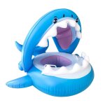Anneau de requin anneau de natation bb, anneau gonflable de natation de bbavec sige, piscine bague, ...